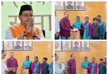 पीड़ित परिवार के आंसू पोंछने आगे आए मुख्यमंत्री धामी