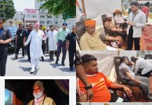 गुरु स्मृति में संगतों ने किया 100 यूनिट रक्तदान