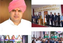 श्री गुरु राम राय विश्वविद्यालय के माननीय प्रेसीडेंट श्रीमहंत देवेन्द्र दास जी महाराज ने स्कूल ऑफ हाॅस्पिटैलिटी एण्ड टूरिज्म मैनेजमेंट की पूरी टीम को हार्दिक बधाई एवम् शुभकामनाएं दीं