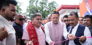 मुख्यमंत्री पुष्कर सिंह धामी का चोरगलिया दौरा रहा खास, जनसमस्याएं सुनीं और करोड़ों की विकास परियोजना का किया लोकार्पण