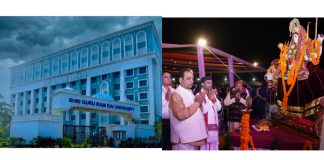 एसजीआरआरयू नवरंग डांडियां 4.0 में गरबा-डांडिया की थिरकन और पहाड़ी मंडाण की मधुर धुनों ने बांधा समां